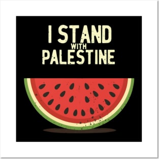 I stand with palestine Posters and Art